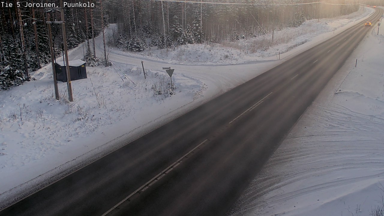 Weather Camera Image Väg 5 Joirois, Puunkolo, Joroinen, Pohjois-Savo