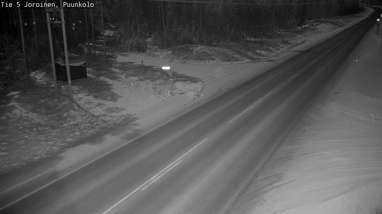 Weather Camera Image Väg 5 Joirois, Puunkolo, Joroinen, Pohjois-Savo