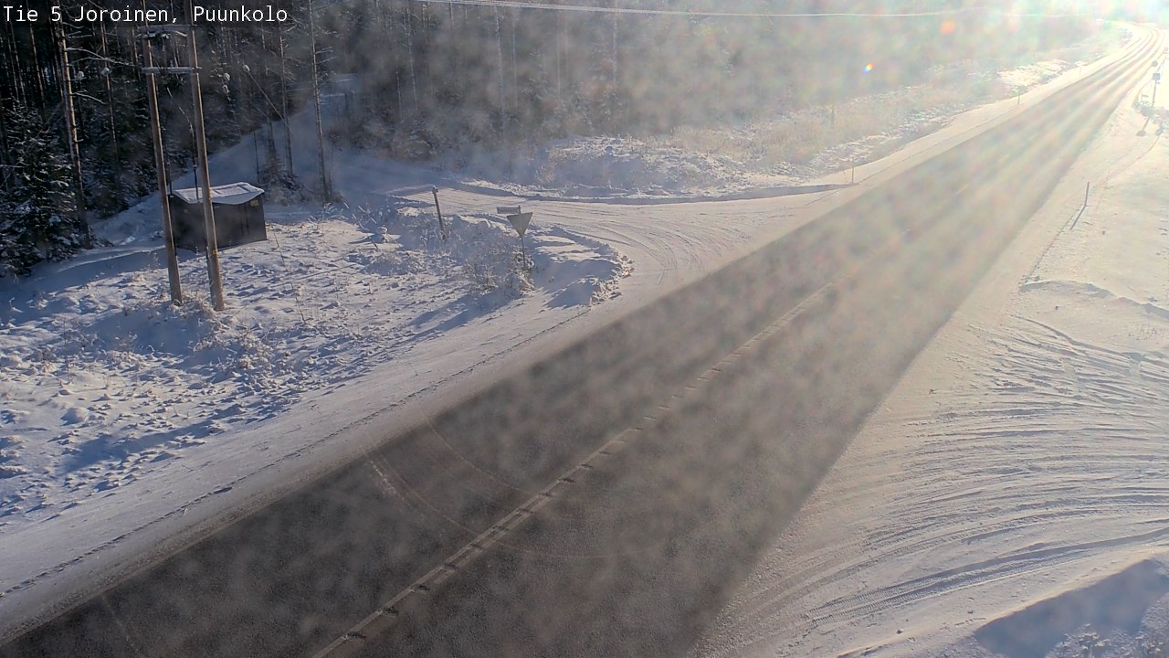 Weather Camera Image Väg 5 Joirois, Puunkolo, Joroinen, Pohjois-Savo