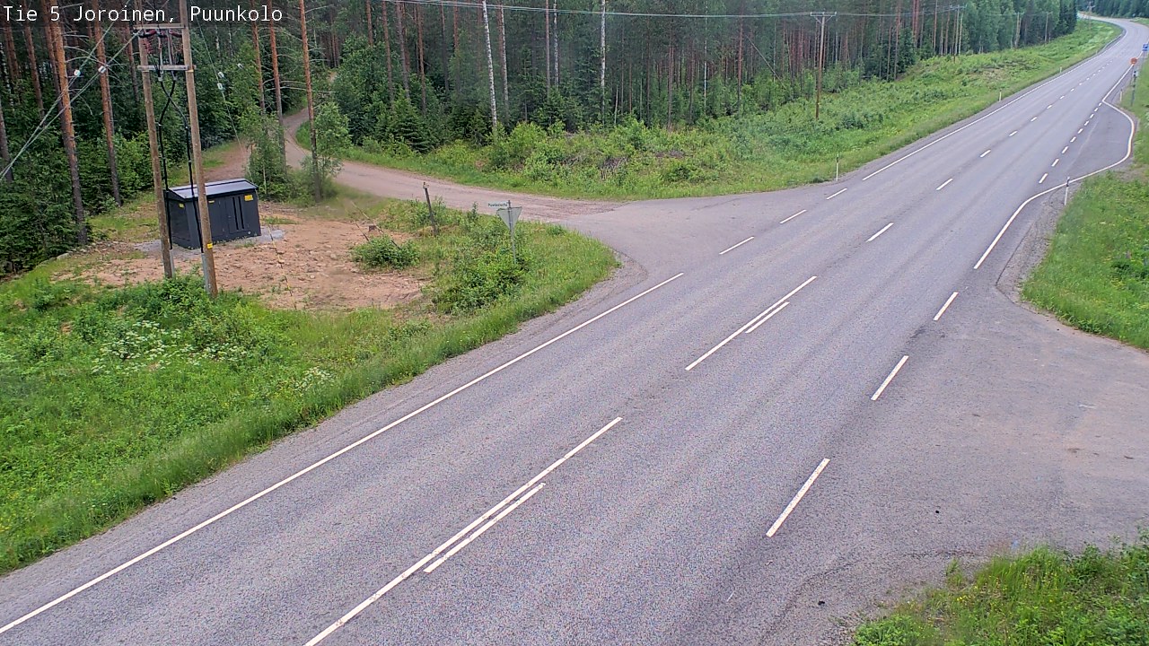 Weather Camera Image Road 5 Joroinen, Puunkolo, Joroinen, Pohjois-Savo