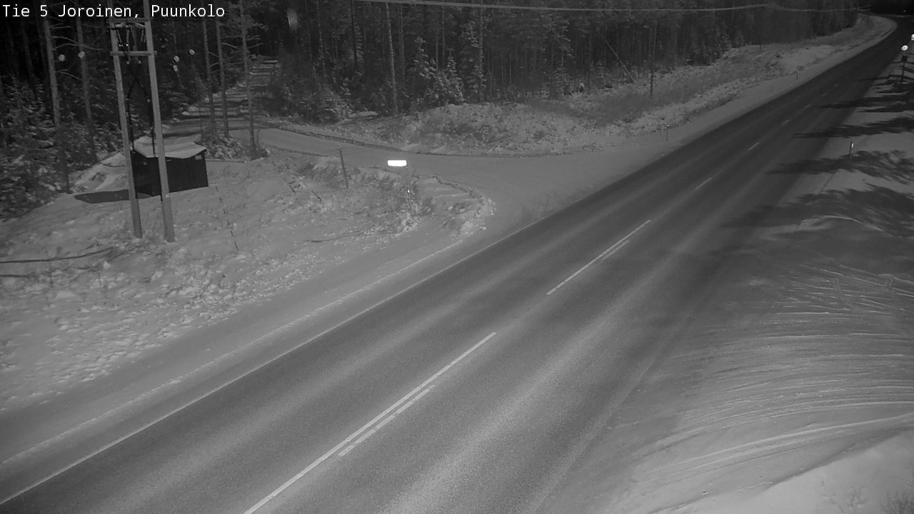 Weather Camera Image Väg 5 Joirois, Puunkolo, Joroinen, Pohjois-Savo