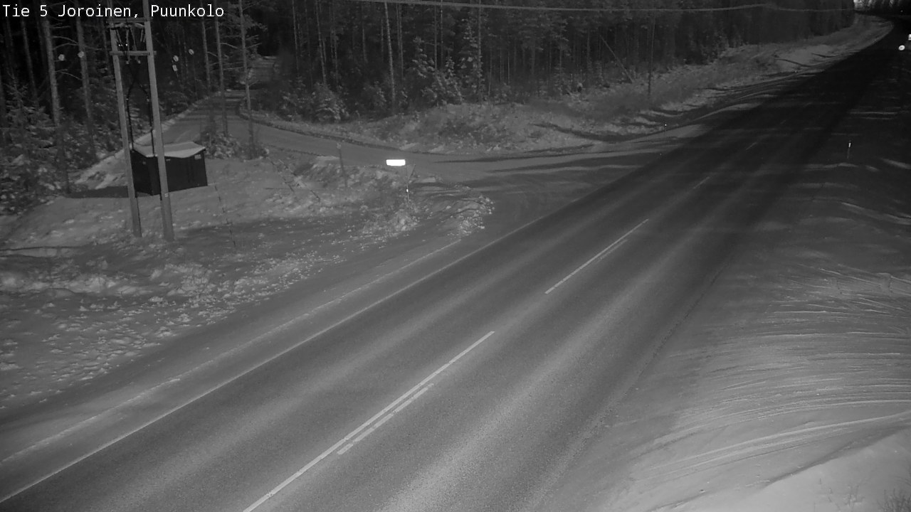Weather Camera Image Road 5 Joroinen, Puunkolo, Joroinen, Pohjois-Savo