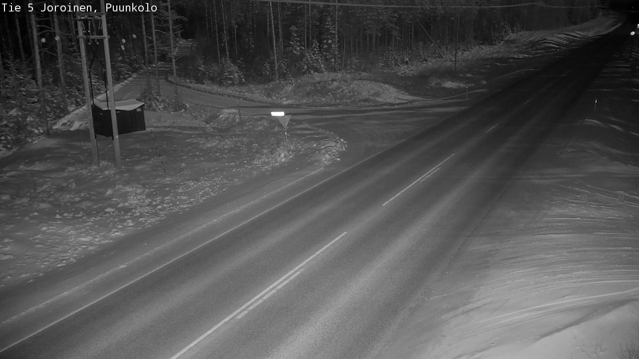 Weather Camera Image Road 5 Joroinen, Puunkolo, Joroinen, Pohjois-Savo