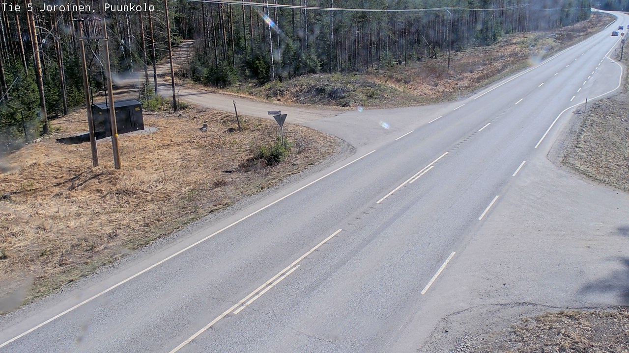 Weather Camera Image Road 5 Joroinen, Puunkolo, Joroinen, Pohjois-Savo