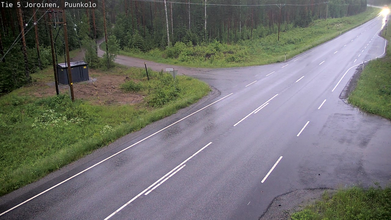 Weather Camera Image Road 5 Joroinen, Puunkolo, Joroinen, Pohjois-Savo
