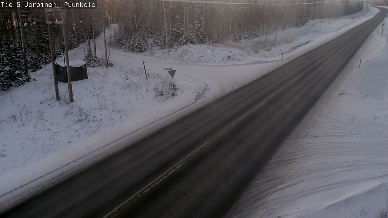 Weather Camera Image Väg 5 Joirois, Puunkolo, Joroinen, Pohjois-Savo