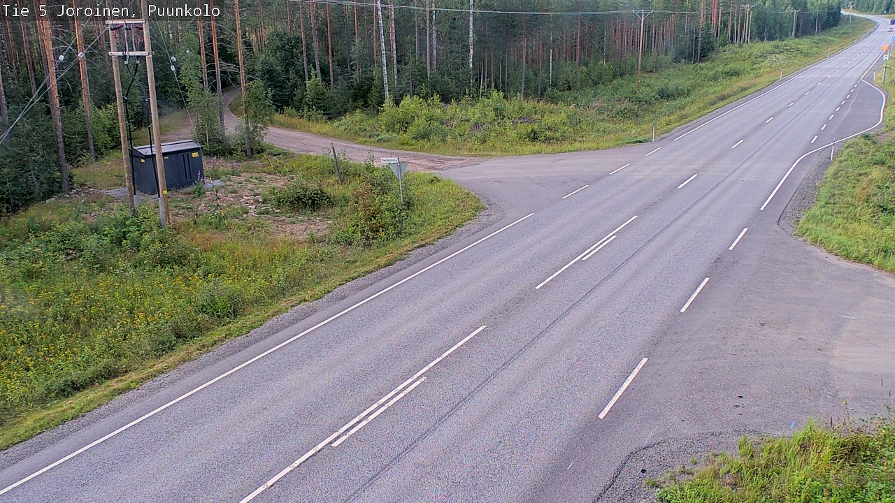 Weather Camera Image Road 5 Joroinen, Puunkolo, Joroinen, Pohjois-Savo