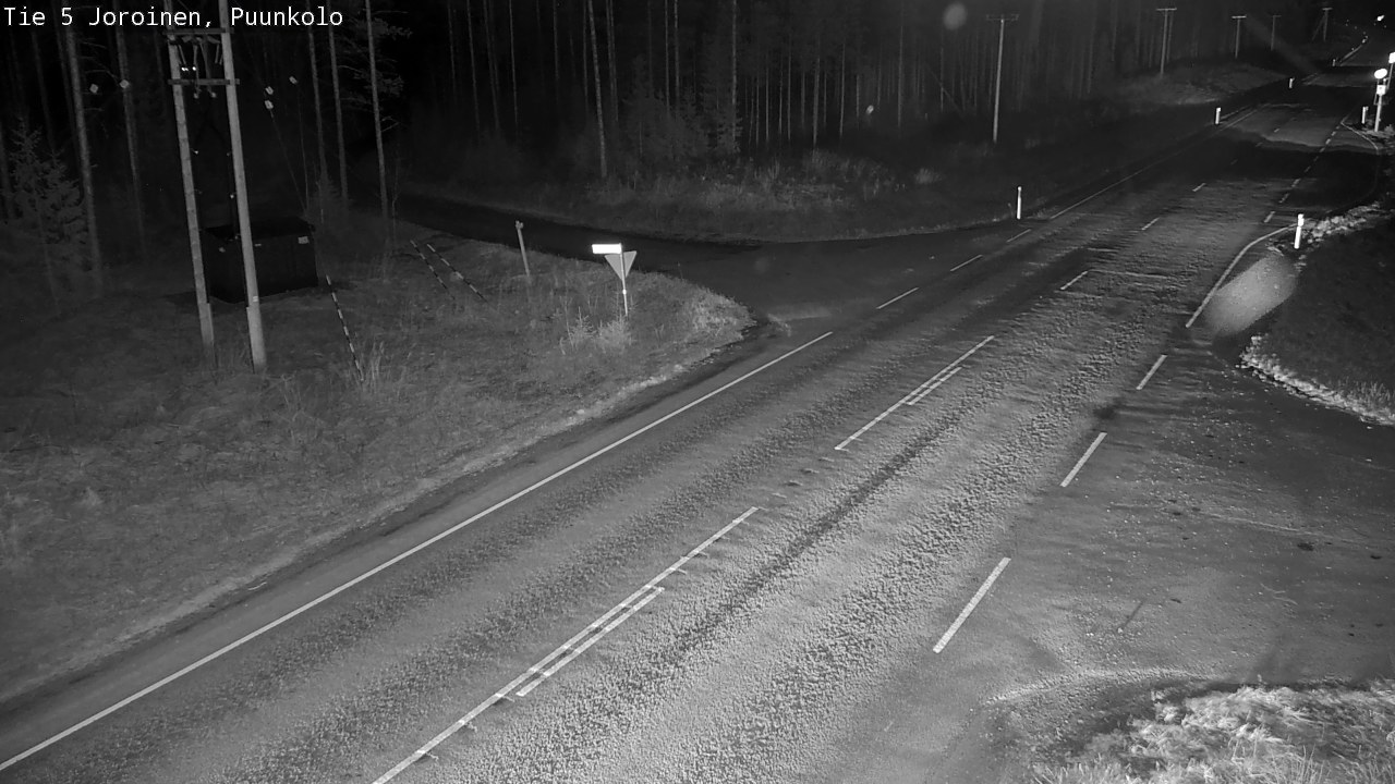 Weather Camera Image Road 5 Joroinen, Puunkolo, Joroinen, Pohjois-Savo
