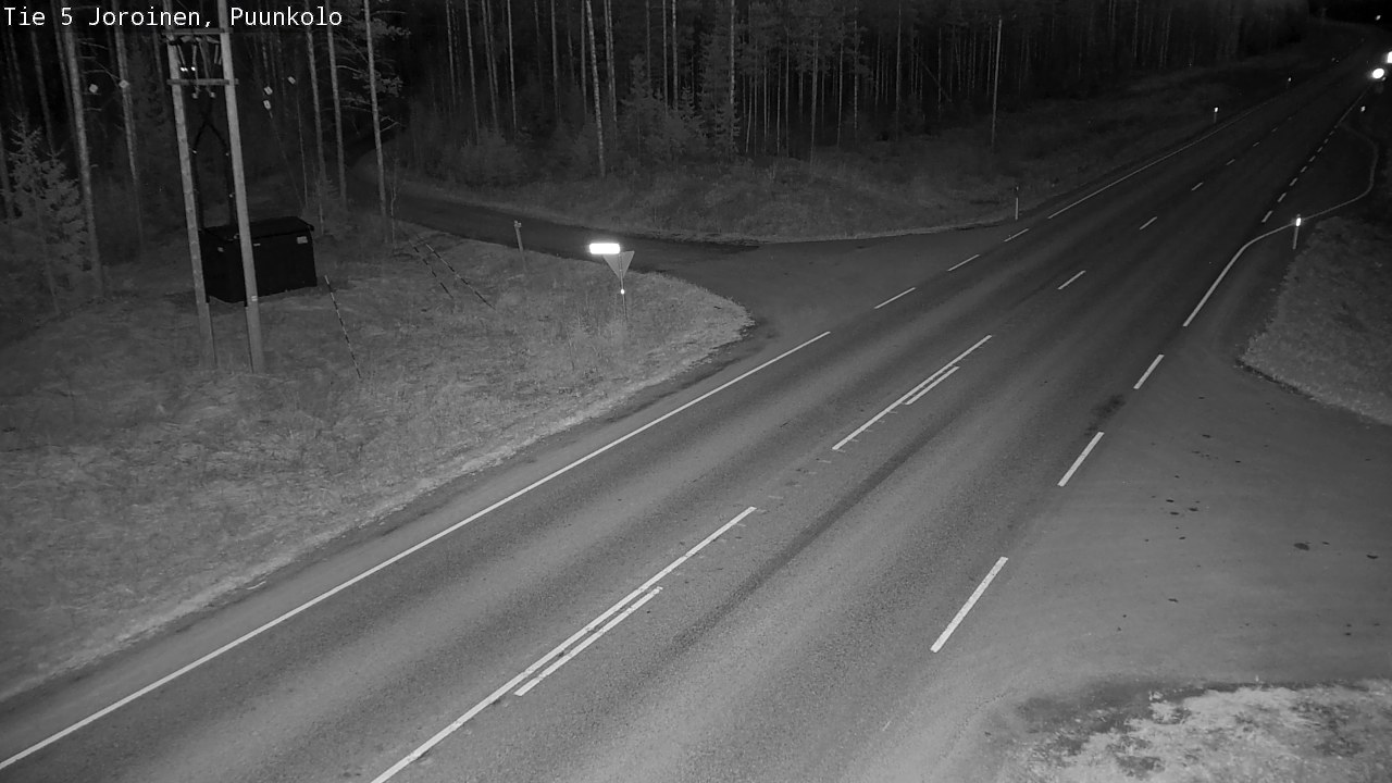 Weather Camera Image Road 5 Joroinen, Puunkolo, Joroinen, Pohjois-Savo
