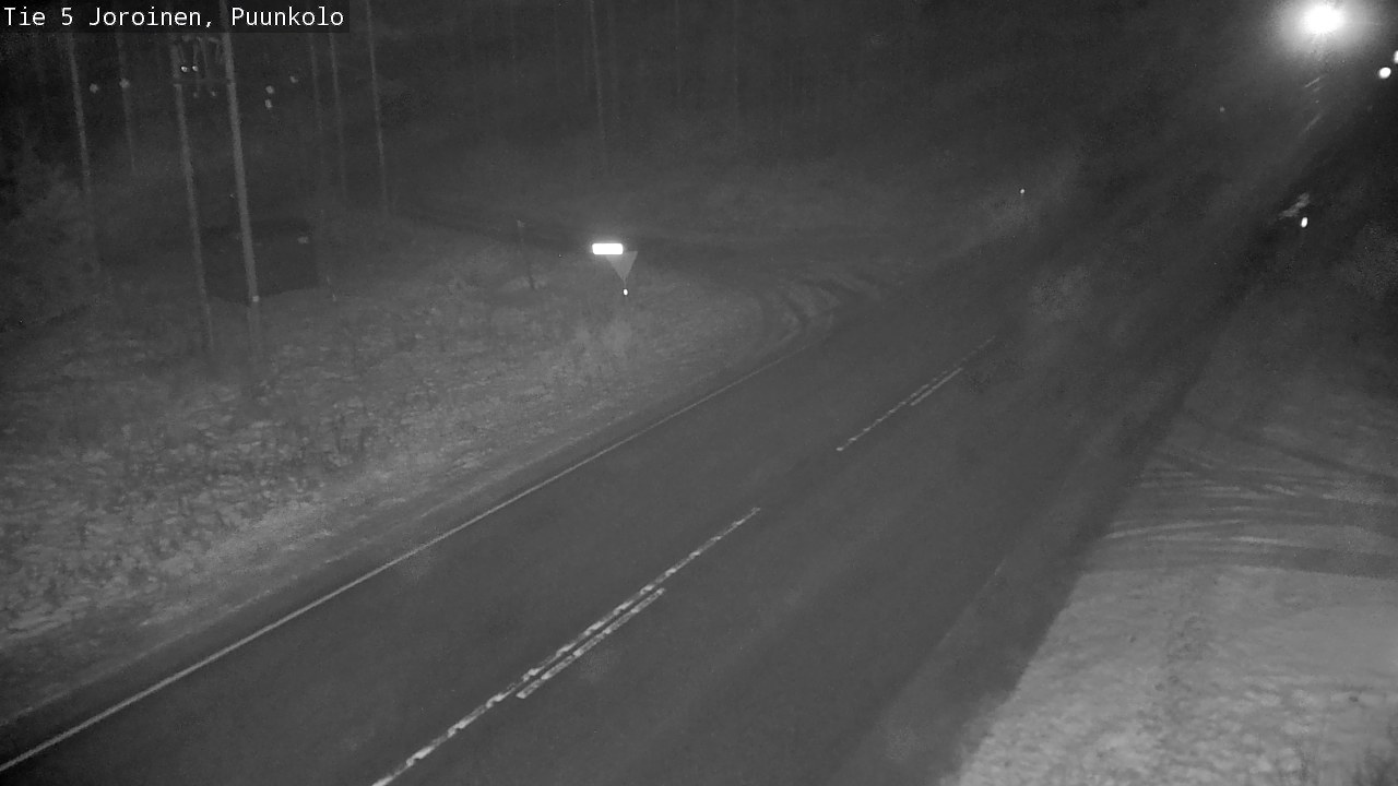Weather Camera Image Road 5 Joroinen, Puunkolo, Joroinen, Pohjois-Savo