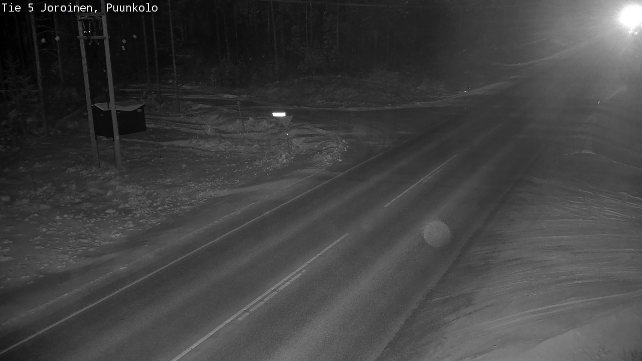 Weather Camera Image Väg 5 Joirois, Puunkolo, Joroinen, Pohjois-Savo