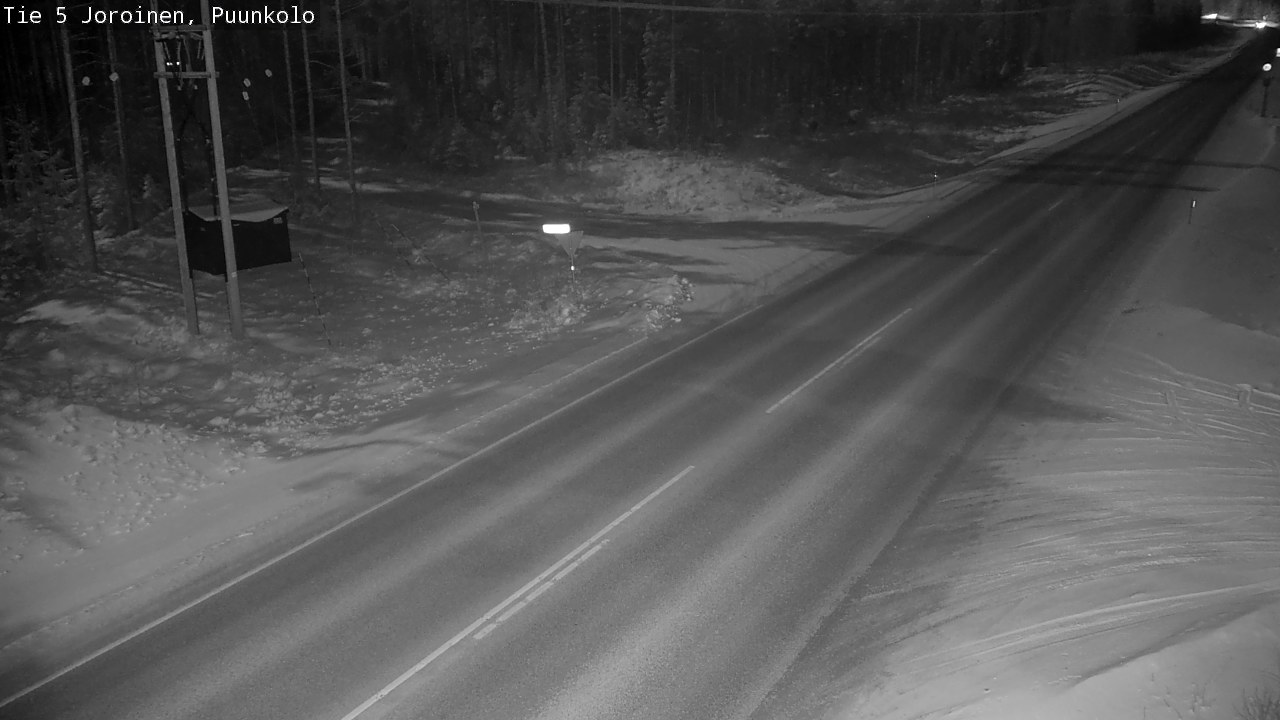 Weather Camera Image Väg 5 Joirois, Puunkolo, Joroinen, Pohjois-Savo