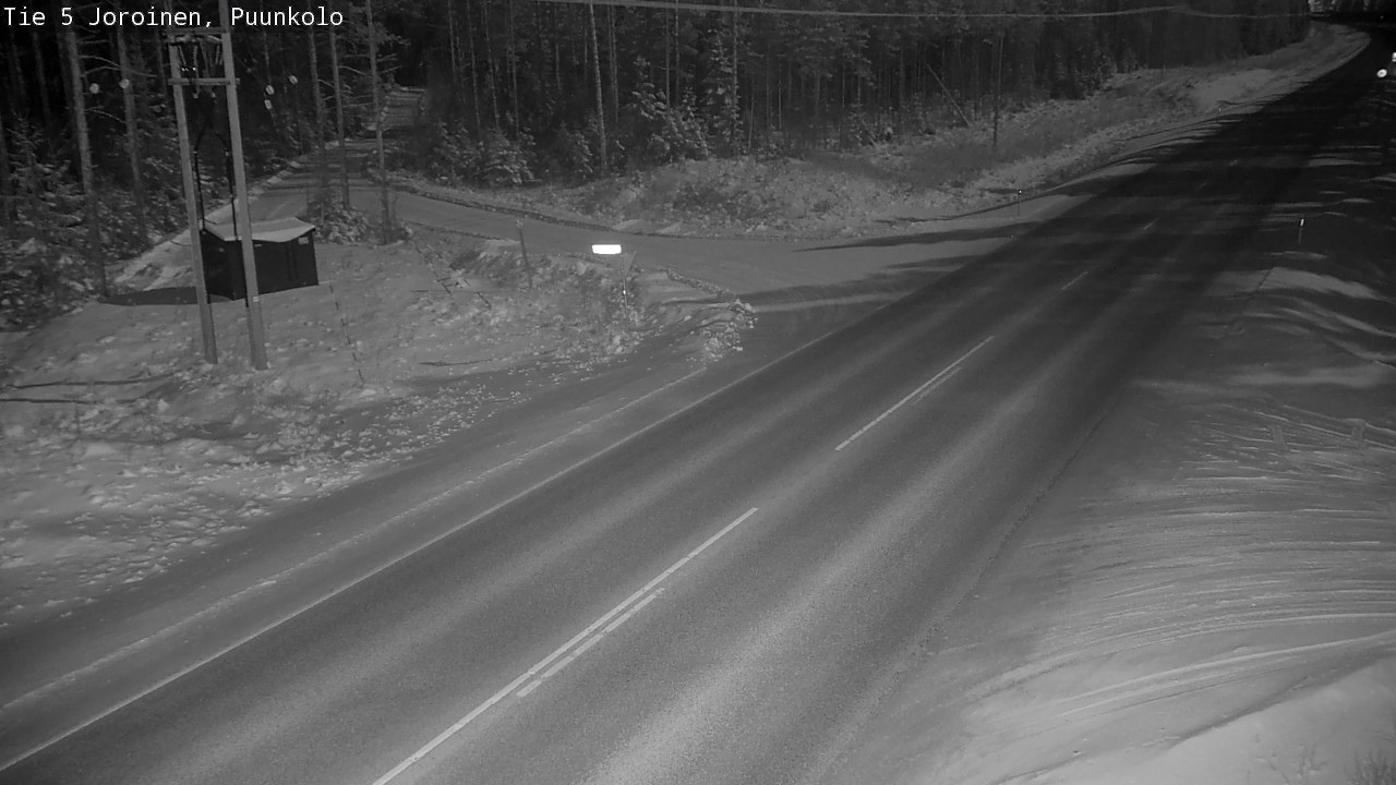 Weather Camera Image Väg 5 Joirois, Puunkolo, Joroinen, Pohjois-Savo