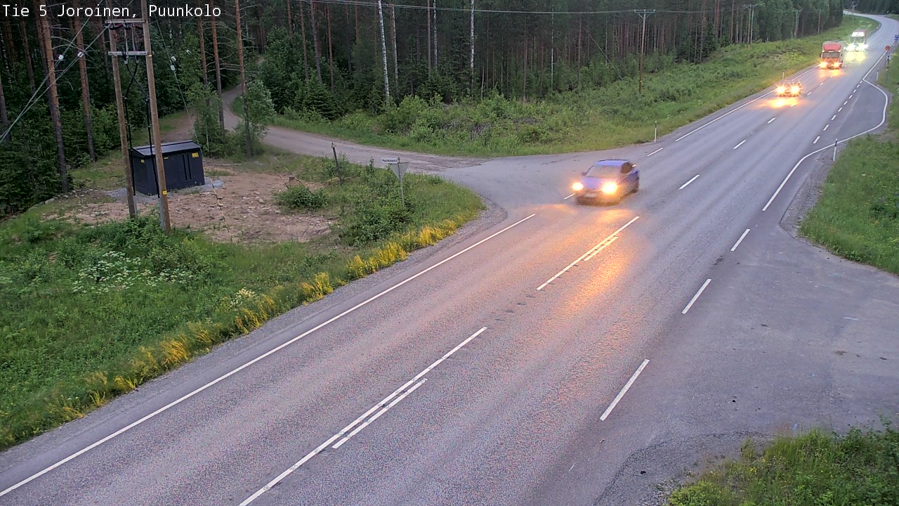 Weather Camera Image Road 5 Joroinen, Puunkolo, Joroinen, Pohjois-Savo