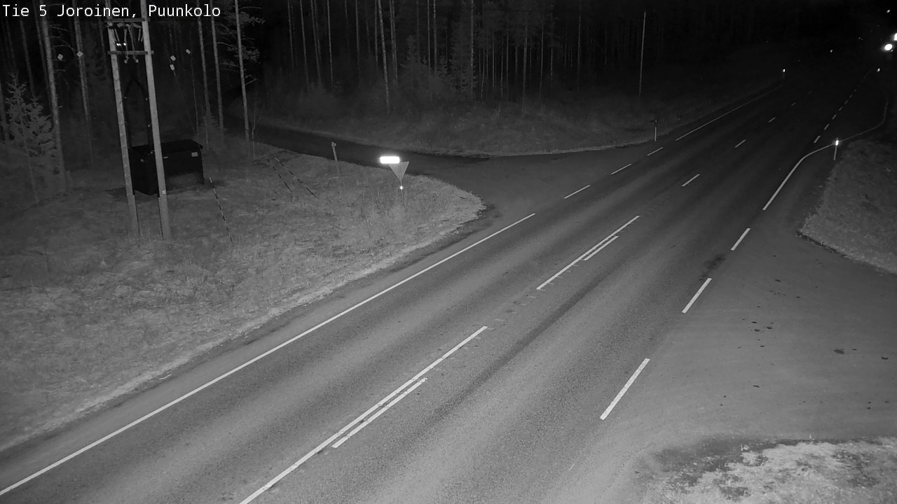 Weather Camera Image Road 5 Joroinen, Puunkolo, Joroinen, Pohjois-Savo