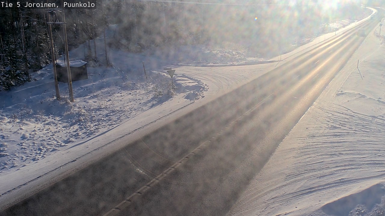 Weather Camera Image Väg 5 Joirois, Puunkolo, Joroinen, Pohjois-Savo