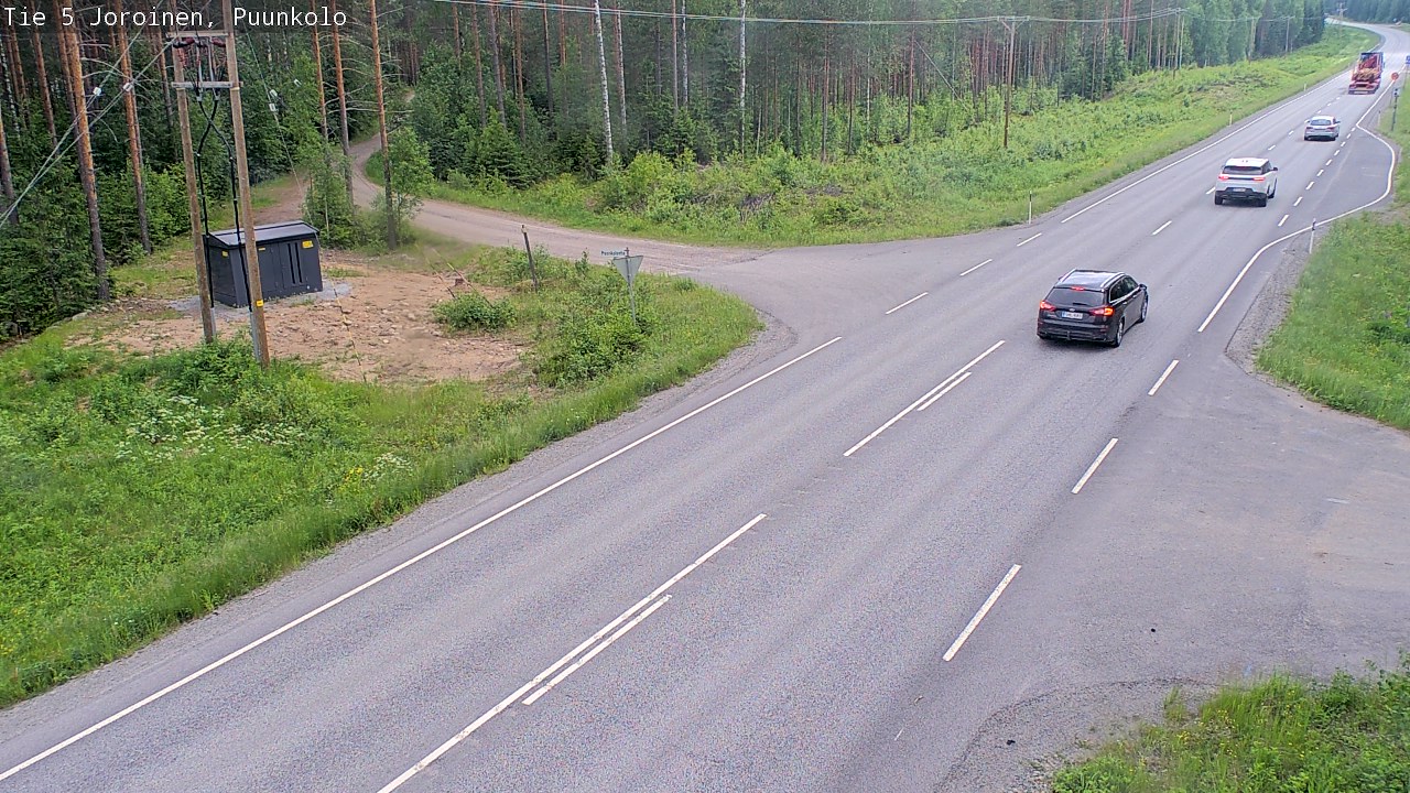 Weather Camera Image Road 5 Joroinen, Puunkolo, Joroinen, Pohjois-Savo