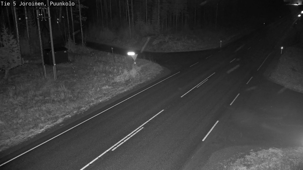Weather Camera Image Road 5 Joroinen, Puunkolo, Joroinen, Pohjois-Savo