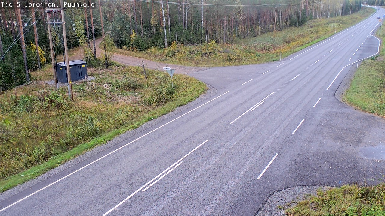 Weather Camera Image Road 5 Joroinen, Puunkolo, Joroinen, Pohjois-Savo