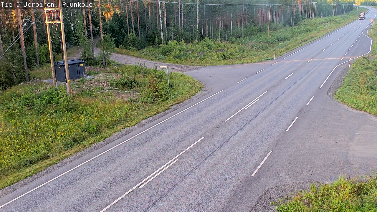 Weather Camera Image Road 5 Joroinen, Puunkolo, Joroinen, Pohjois-Savo