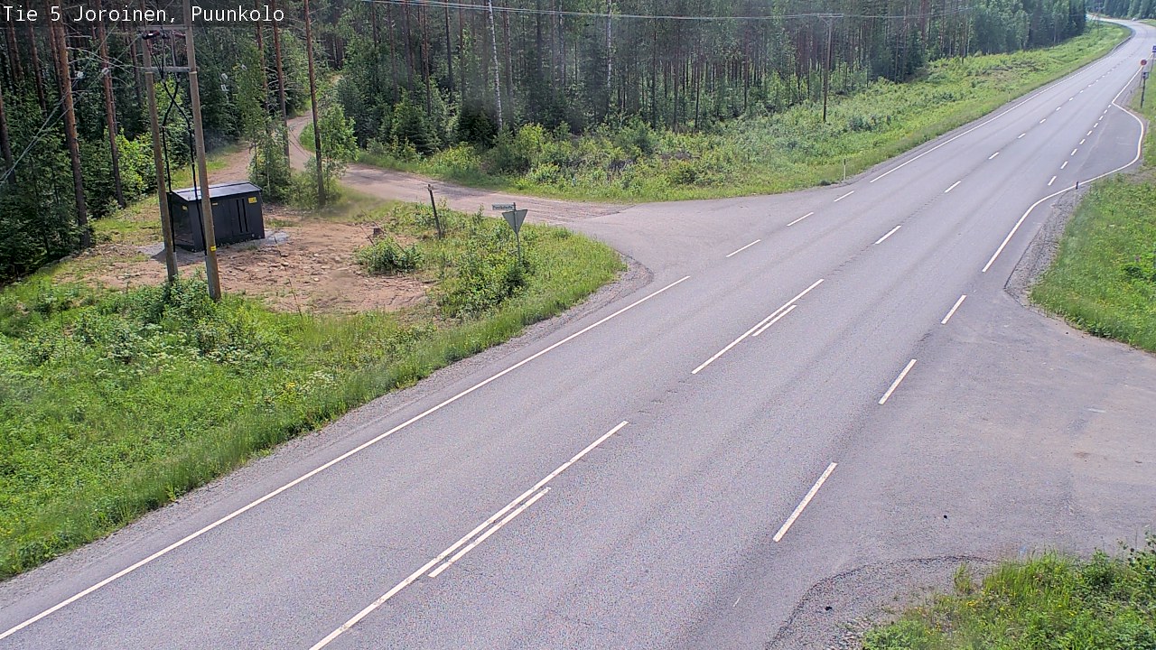 Weather Camera Image Road 5 Joroinen, Puunkolo, Joroinen, Pohjois-Savo