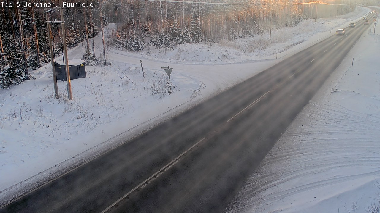 Weather Camera Image Väg 5 Joirois, Puunkolo, Joroinen, Pohjois-Savo