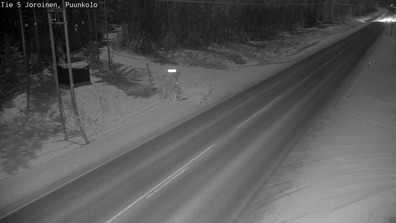 Weather Camera Image Väg 5 Joirois, Puunkolo, Joroinen, Pohjois-Savo