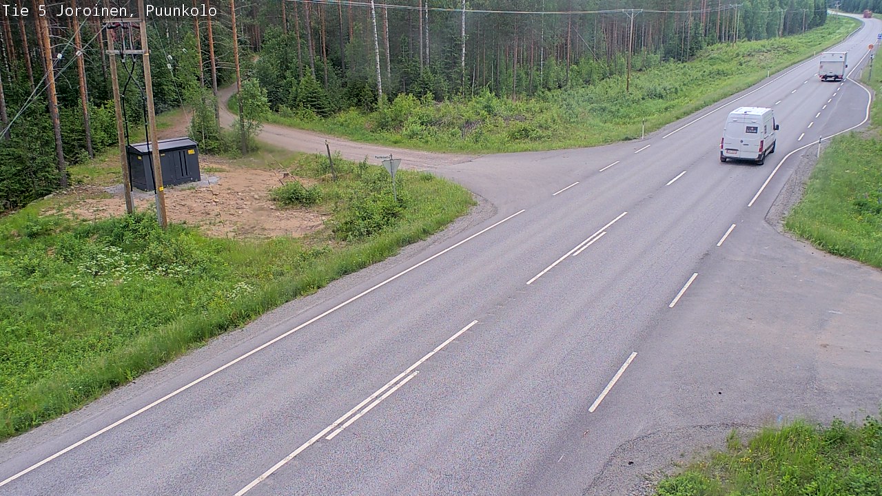 Weather Camera Image Road 5 Joroinen, Puunkolo, Joroinen, Pohjois-Savo