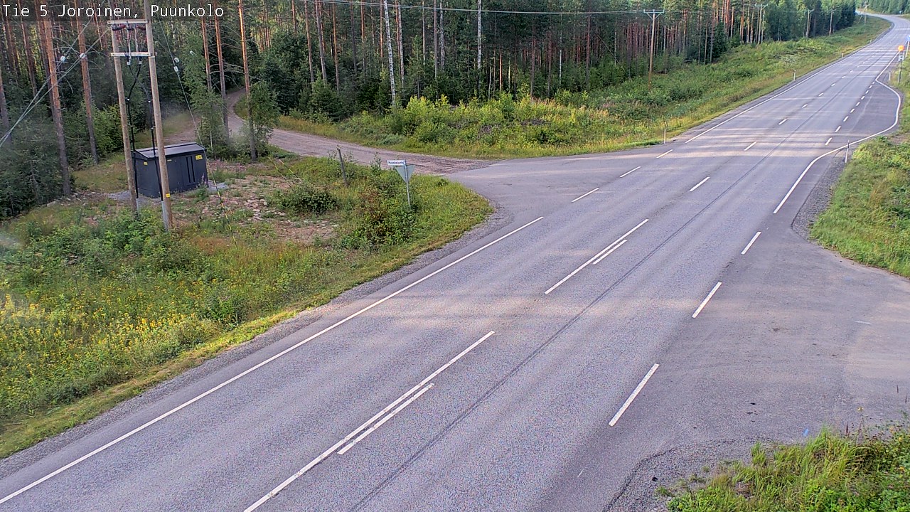 Weather Camera Image Road 5 Joroinen, Puunkolo, Joroinen, Pohjois-Savo