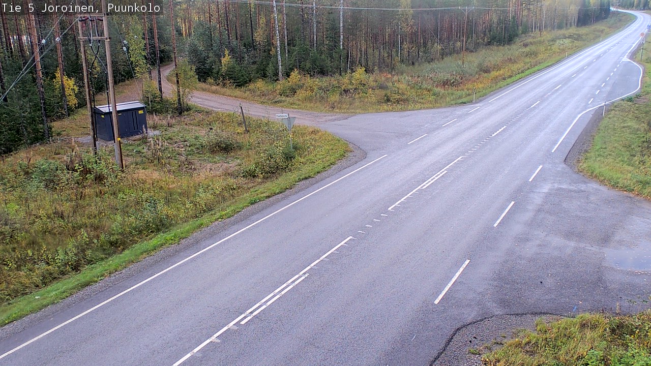 Weather Camera Image Road 5 Joroinen, Puunkolo, Joroinen, Pohjois-Savo