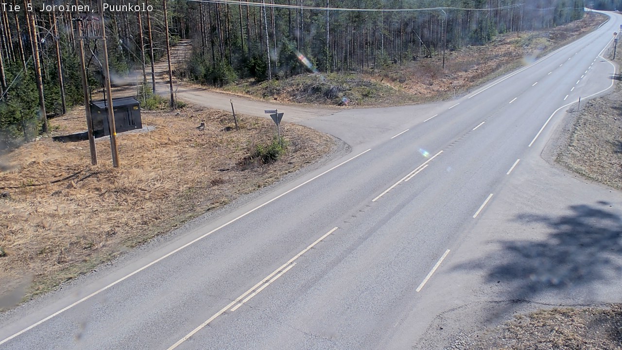 Weather Camera Image Road 5 Joroinen, Puunkolo, Joroinen, Pohjois-Savo