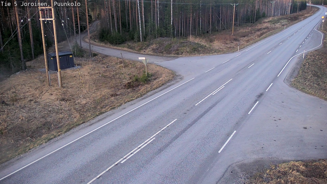Weather Camera Image Road 5 Joroinen, Puunkolo, Joroinen, Pohjois-Savo