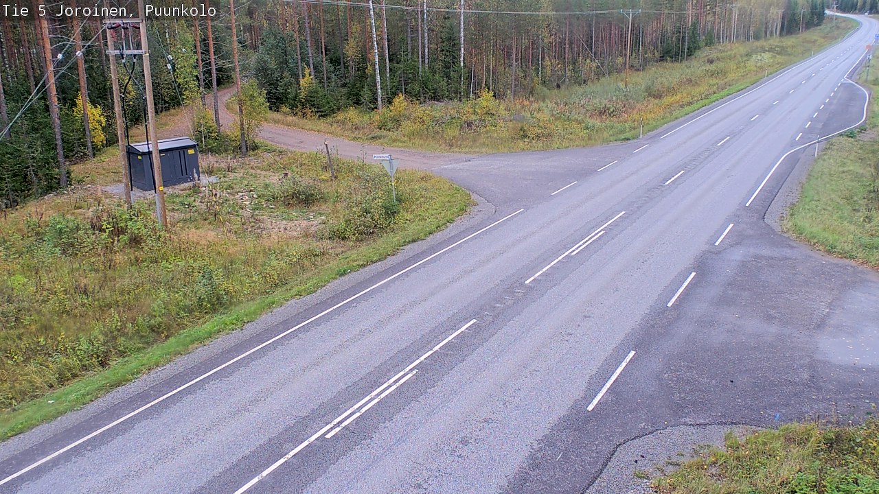 Weather Camera Image Road 5 Joroinen, Puunkolo, Joroinen, Pohjois-Savo