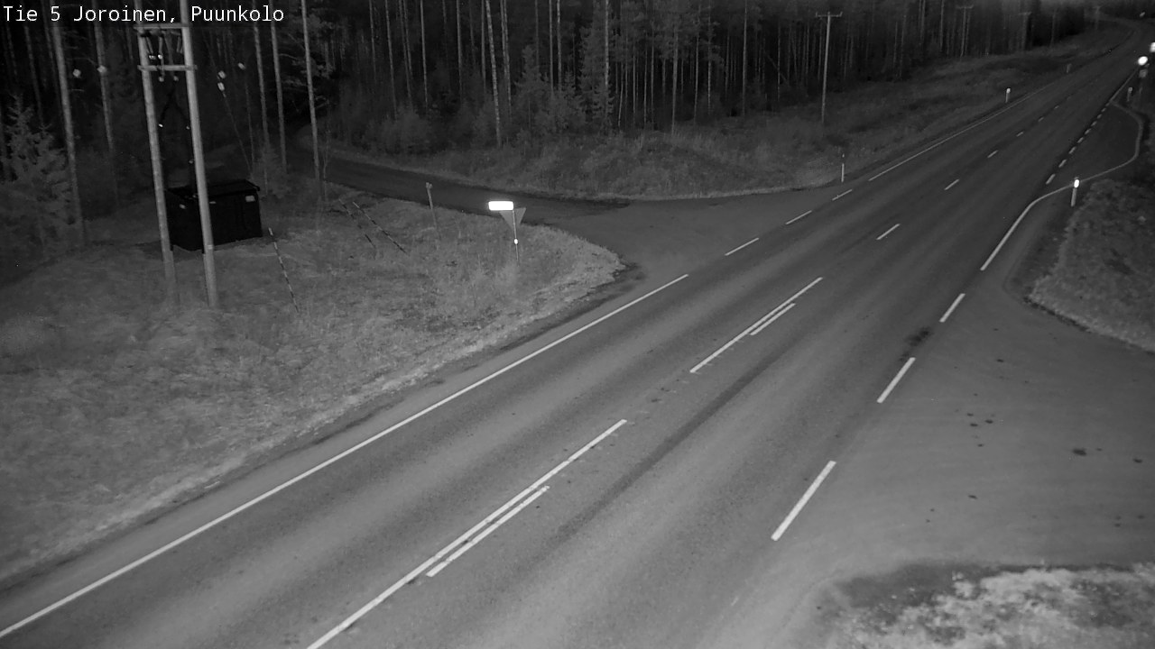 Weather Camera Image Road 5 Joroinen, Puunkolo, Joroinen, Pohjois-Savo