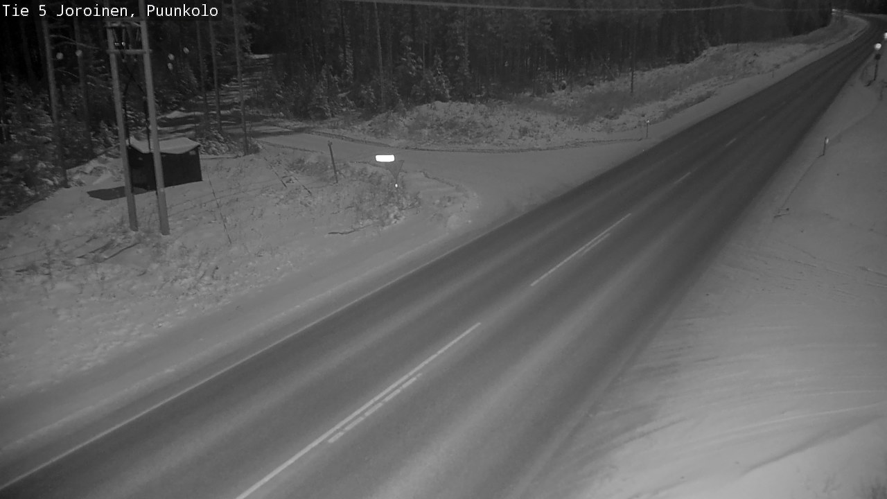 Weather Camera Image Väg 5 Joirois, Puunkolo, Joroinen, Pohjois-Savo