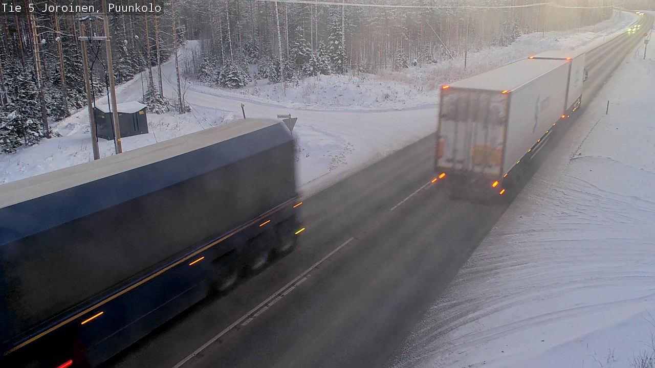 Weather Camera Image Väg 5 Joirois, Puunkolo, Joroinen, Pohjois-Savo