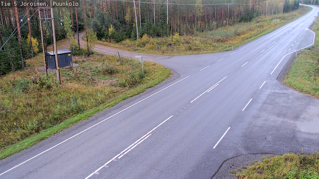 Weather Camera Image Road 5 Joroinen, Puunkolo, Joroinen, Pohjois-Savo