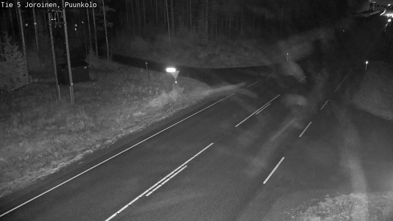 Weather Camera Image Road 5 Joroinen, Puunkolo, Joroinen, Pohjois-Savo