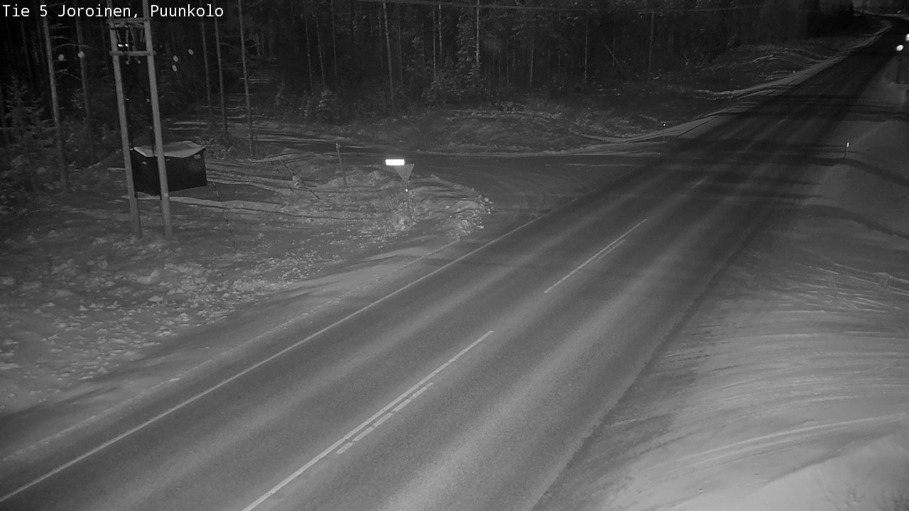 Weather Camera Image Väg 5 Joirois, Puunkolo, Joroinen, Pohjois-Savo