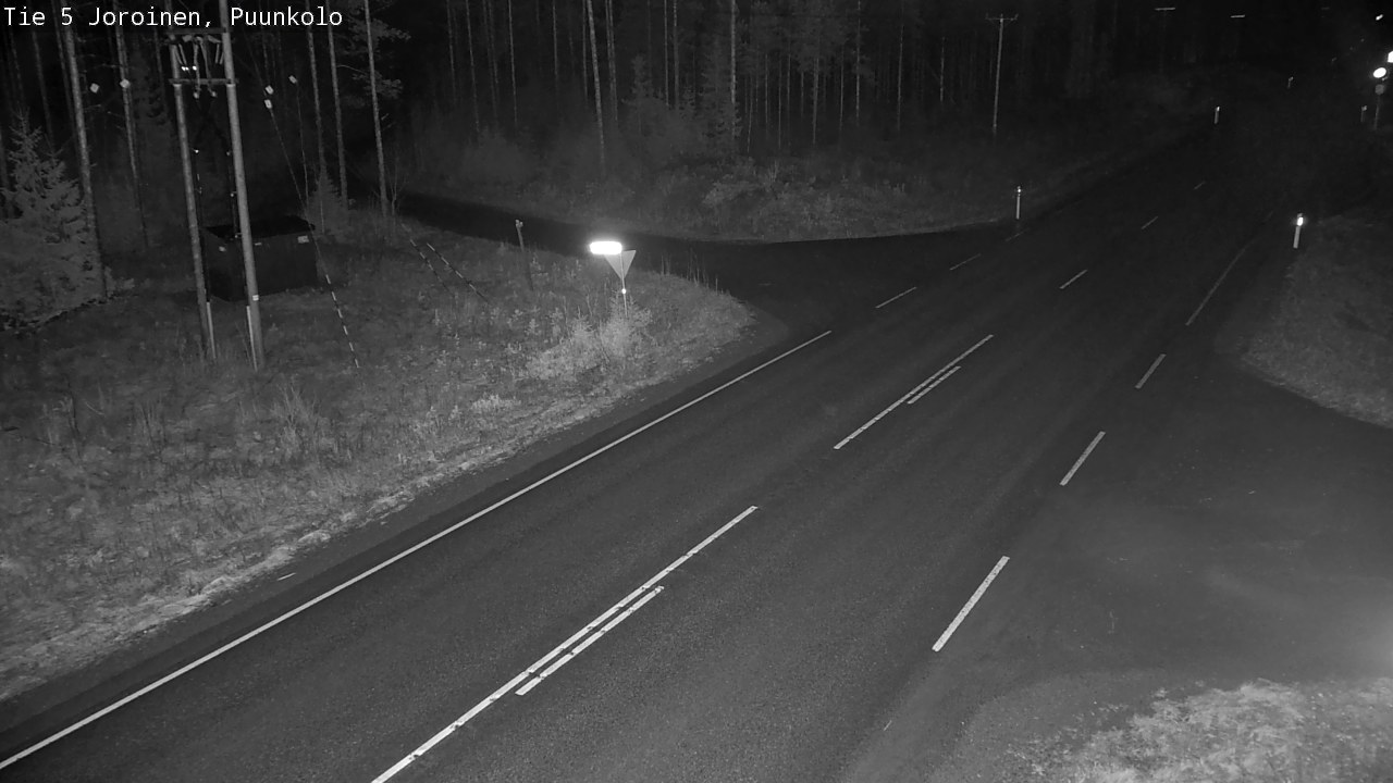 Weather Camera Image Road 5 Joroinen, Puunkolo, Joroinen, Pohjois-Savo