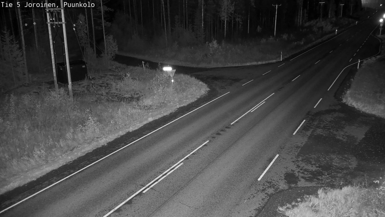 Weather Camera Image Road 5 Joroinen, Puunkolo, Joroinen, Pohjois-Savo