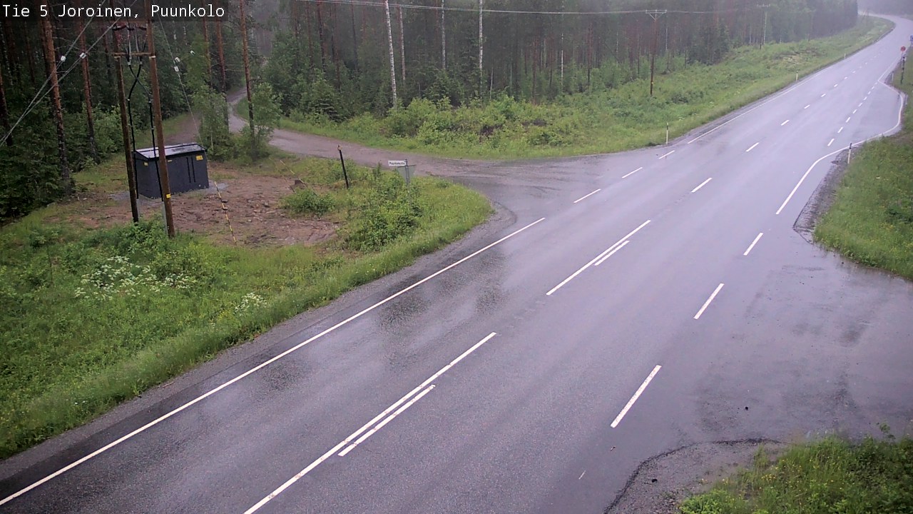 Weather Camera Image Road 5 Joroinen, Puunkolo, Joroinen, Pohjois-Savo