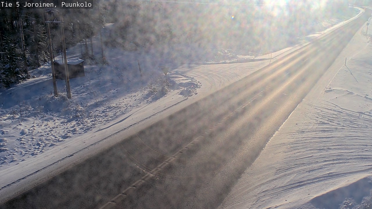 Weather Camera Image Väg 5 Joirois, Puunkolo, Joroinen, Pohjois-Savo