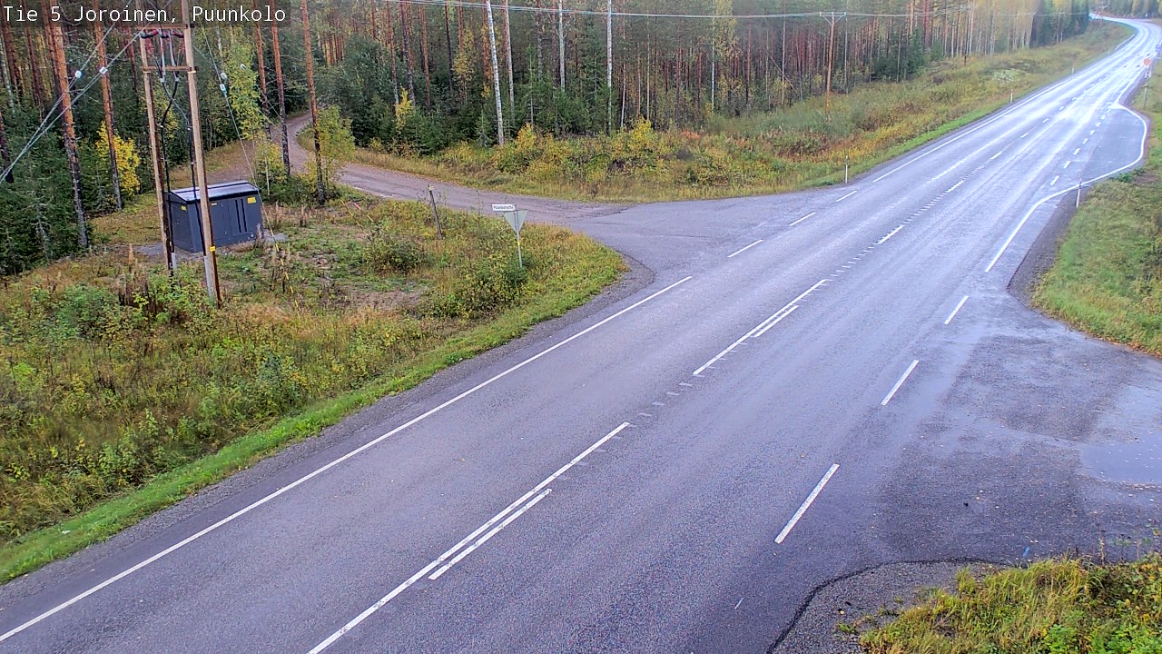 Weather Camera Image Road 5 Joroinen, Puunkolo, Joroinen, Pohjois-Savo
