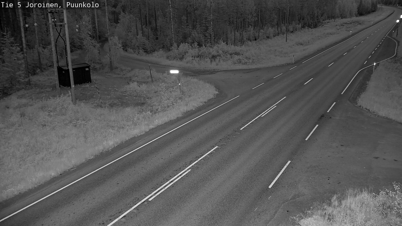 Weather Camera Image Road 5 Joroinen, Puunkolo, Joroinen, Pohjois-Savo