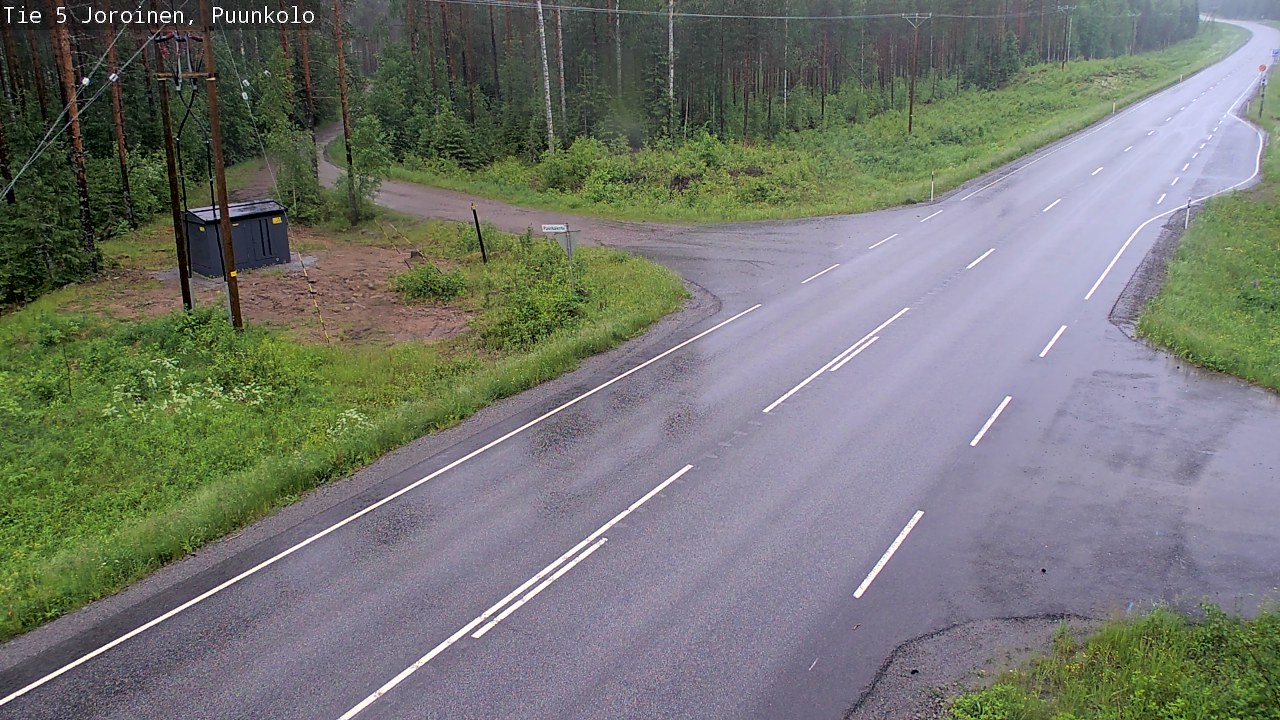 Weather Camera Image Road 5 Joroinen, Puunkolo, Joroinen, Pohjois-Savo