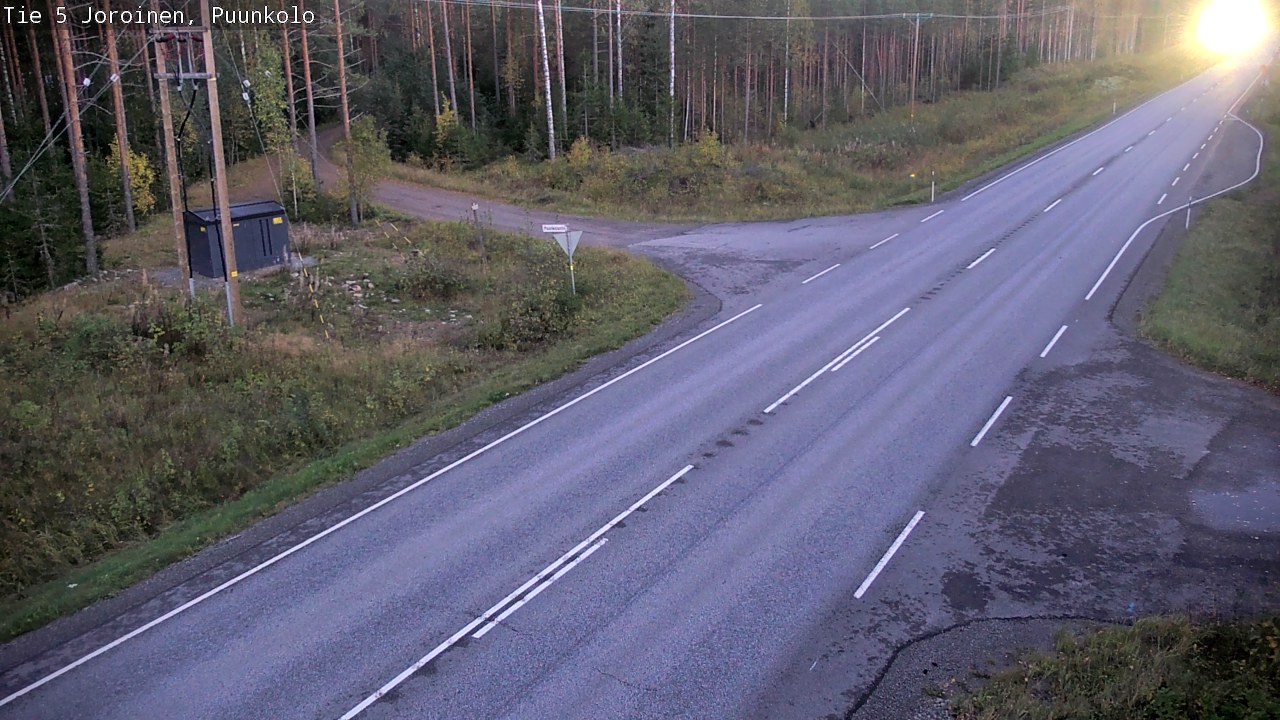 Weather Camera Image Road 5 Joroinen, Puunkolo, Joroinen, Pohjois-Savo