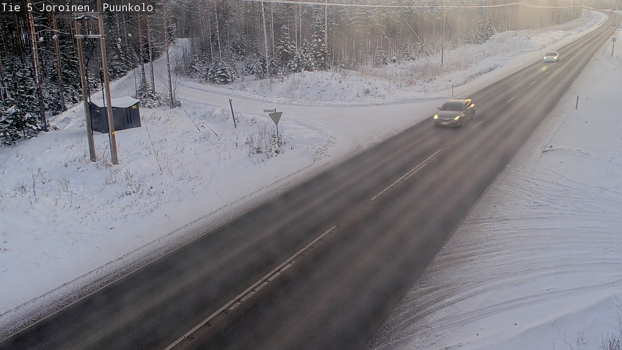 Weather Camera Image Väg 5 Joirois, Puunkolo, Joroinen, Pohjois-Savo