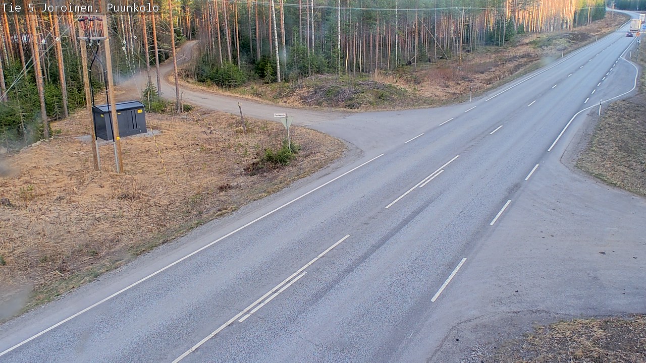 Weather Camera Image Road 5 Joroinen, Puunkolo, Joroinen, Pohjois-Savo