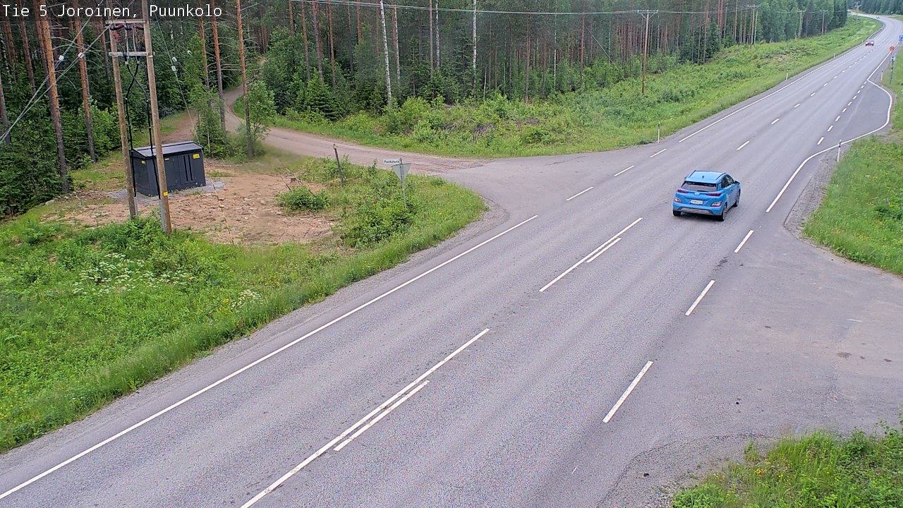 Weather Camera Image Road 5 Joroinen, Puunkolo, Joroinen, Pohjois-Savo